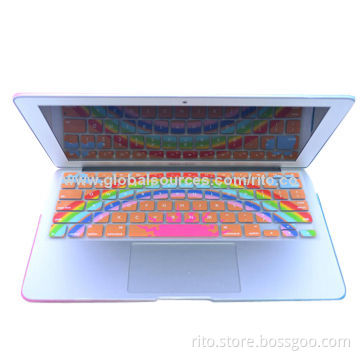 New Colorful Design Silicone Keyboard Protector for Macbook Pro13"